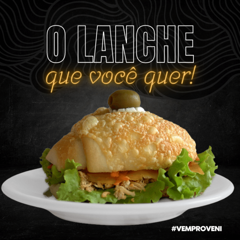 Lanches no posto veni